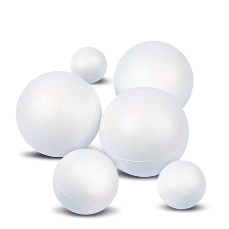 Polystyrene balls, 25mm pkt/100